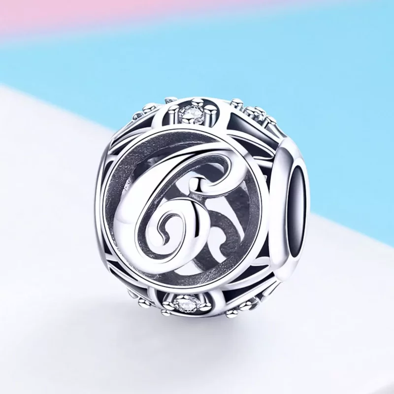 (afbeelding voor) Pandora Style Letter-C Bedel - SCC738-C - Bekijken 2