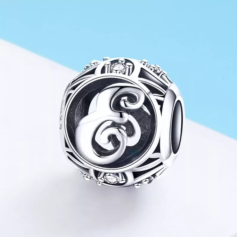 (afbeelding voor) Pandora Style Letter-E Bedel - SCC738-E - Bekijken 2