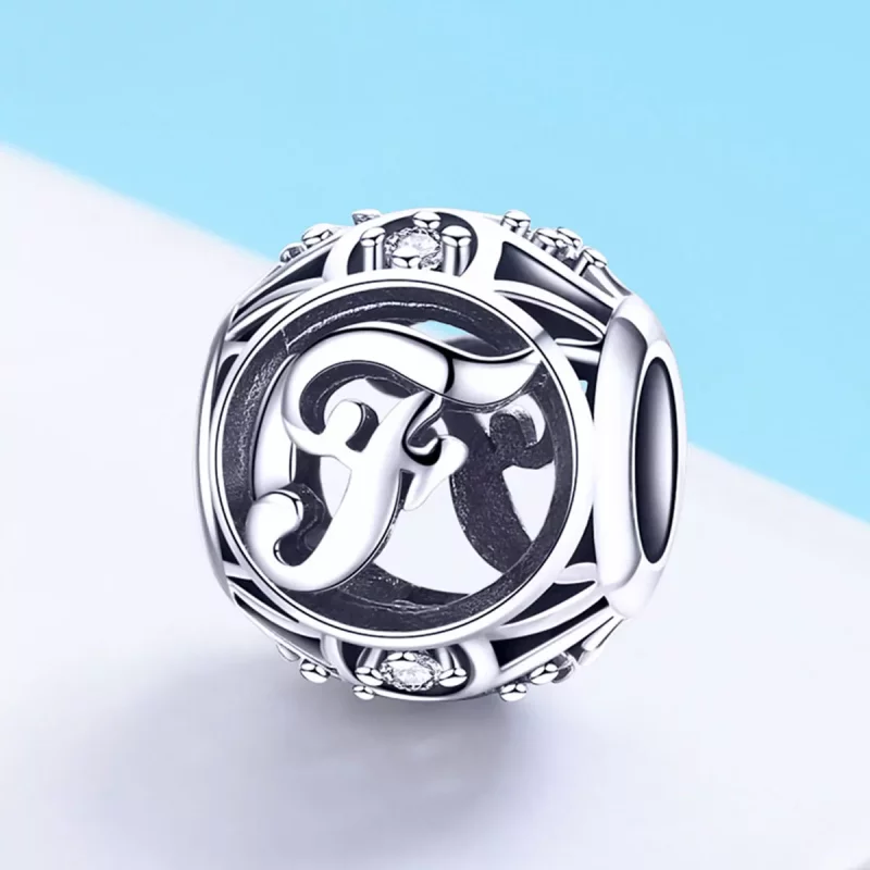 (afbeelding voor) Pandora Style Letter-F Bedel - SCC738-F - Bekijken 2