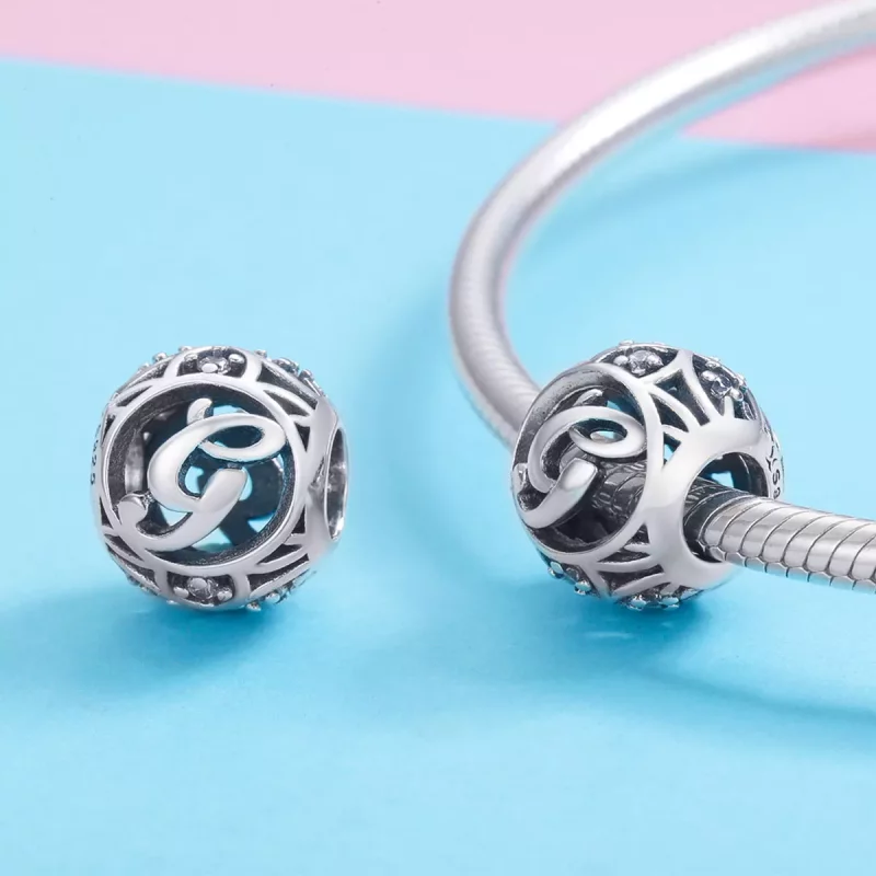 (afbeelding voor) Pandora Style Letter-G Bedel - SCC738-G - Bekijken 3