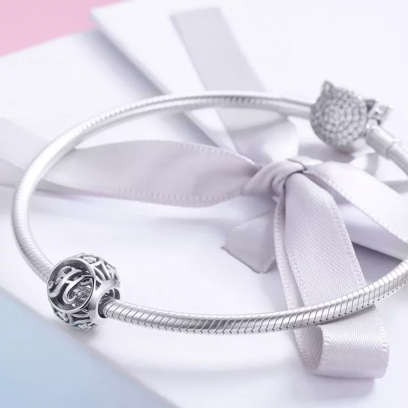 (afbeelding voor) Pandora Style Letter-H Bedel - SCC738-H - Bekijken 4