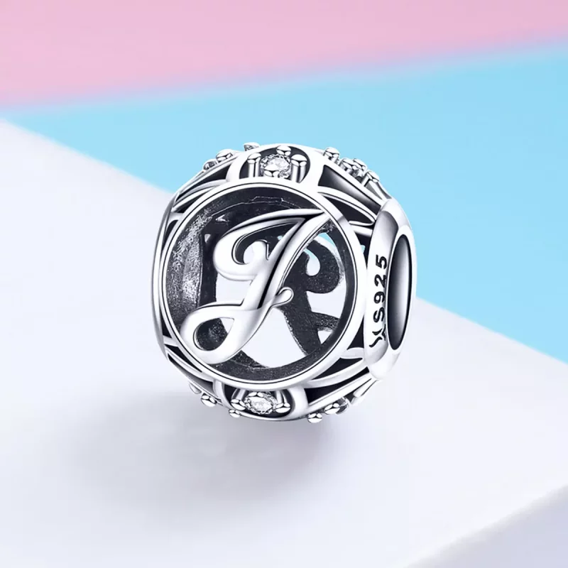 (afbeelding voor) Pandora Style Letter-J Bedel - SCC738-J - Bekijken 2