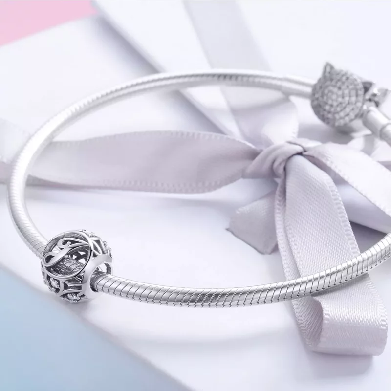 (afbeelding voor) Pandora Style Letter-J Bedel - SCC738-J - Bekijken 4