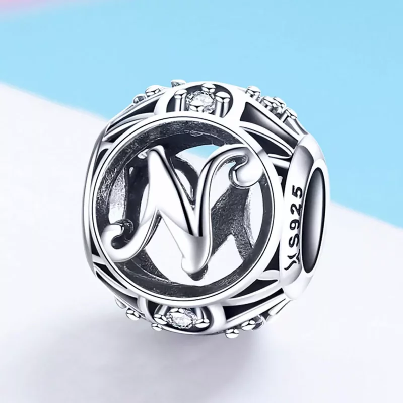 (afbeelding voor) Pandora Style Letter-N Bedel - SCC738-N - Bekijken 2