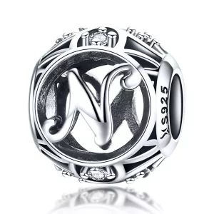 (afbeelding voor) Pandora Style Letter-N Bedel - SCC738-N