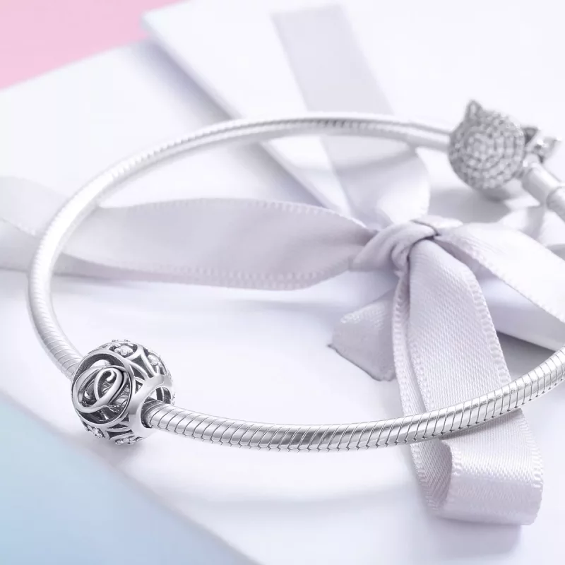 (afbeelding voor) Pandora Style Letter-O Bedel - SCC738-O - Bekijken 4