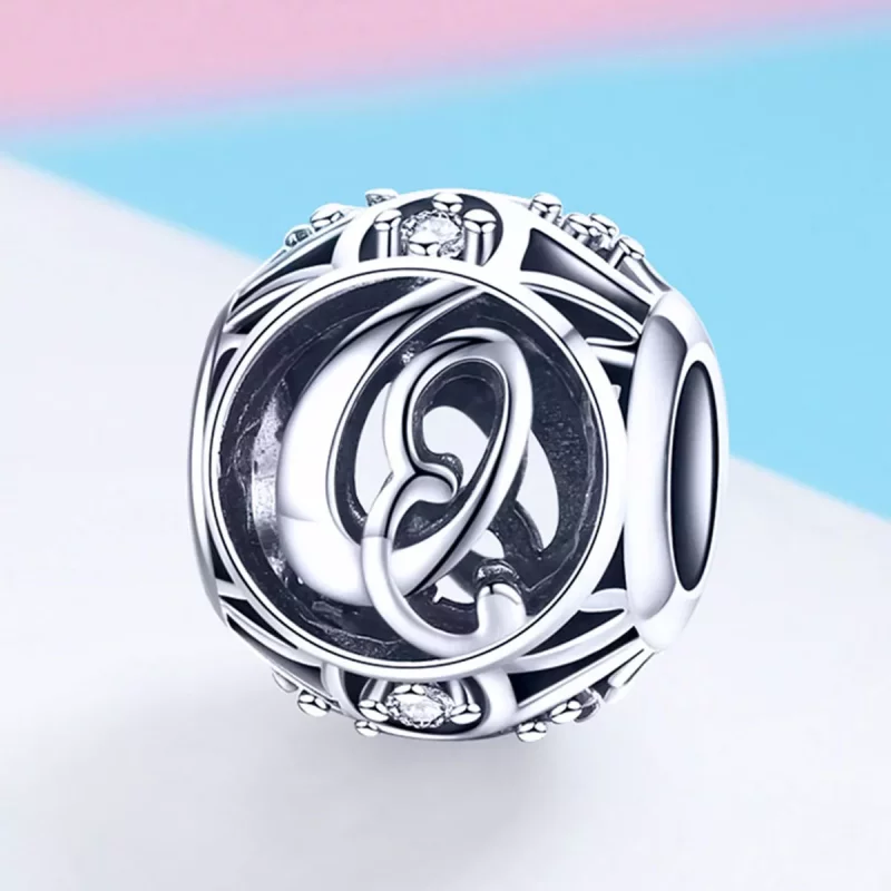 (afbeelding voor) Pandora Style Letter-Q Bedel - SCC738-Q - Bekijken 2