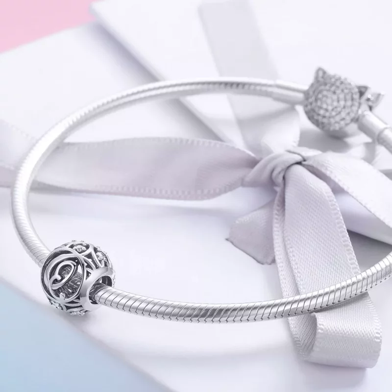 (afbeelding voor) Pandora Style Letter-Q Bedel - SCC738-Q - Bekijken 4