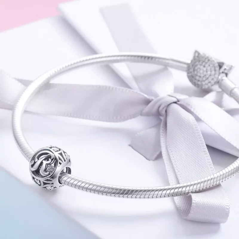 (afbeelding voor) Pandora Style Letter-R Bedel - SCC738-R - Bekijken 4