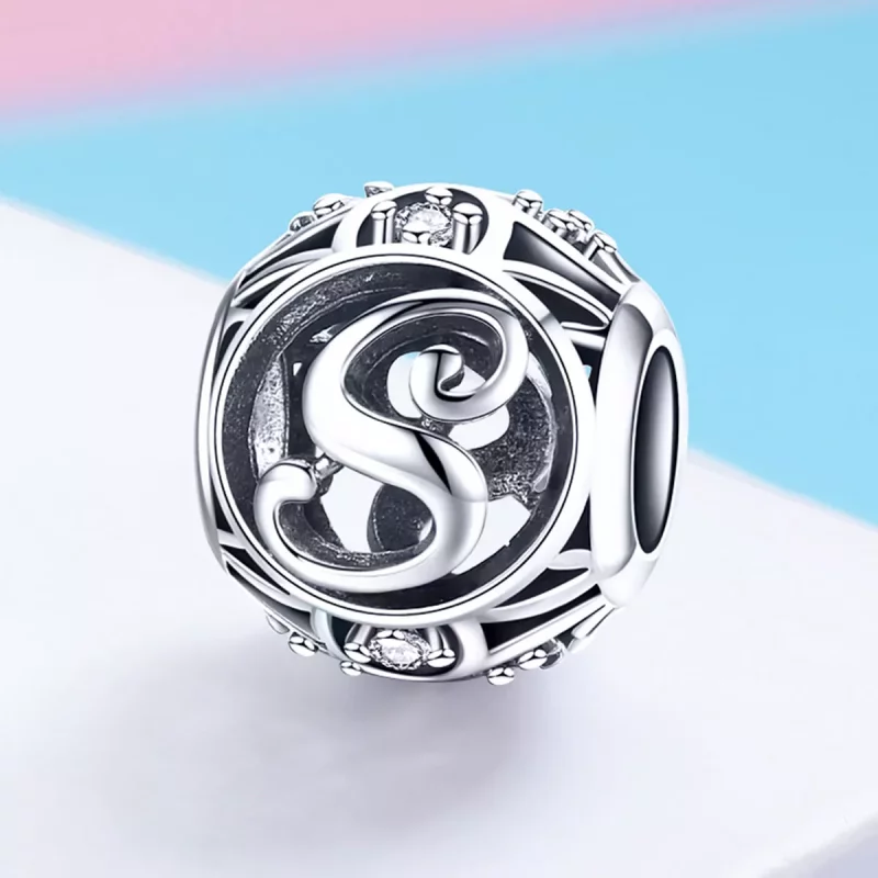 (afbeelding voor) Pandora Style Letter-S Bedel - SCC738-S - Bekijken 2