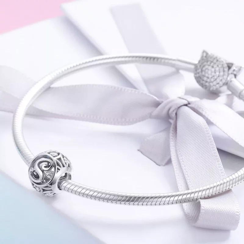(afbeelding voor) Pandora Style Letter-S Bedel - SCC738-S - Bekijken 4