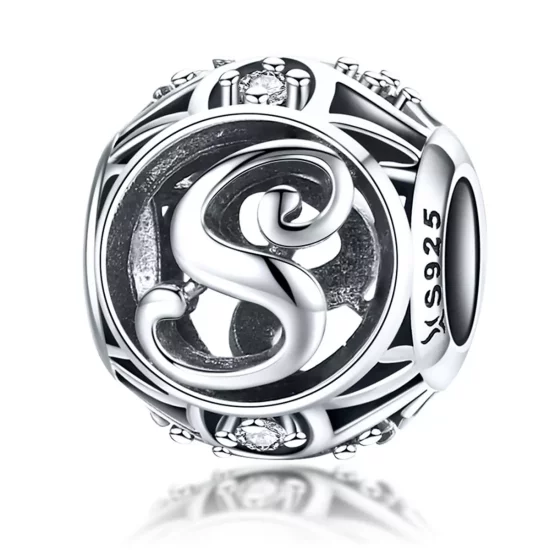 (afbeelding voor) Pandora Style Letter-S Bedel - SCC738-S