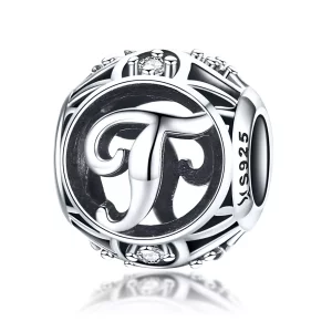 (afbeelding voor) Pandora Style Letter-T Bedel - SCC738-T