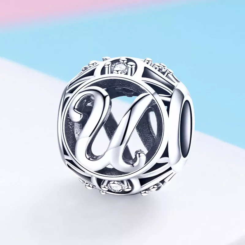 (afbeelding voor) Pandora Style Letter-U Bedel - SCC738-U - Bekijken 2