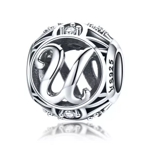 (afbeelding voor) Pandora Style Letter-U Bedel - SCC738-U