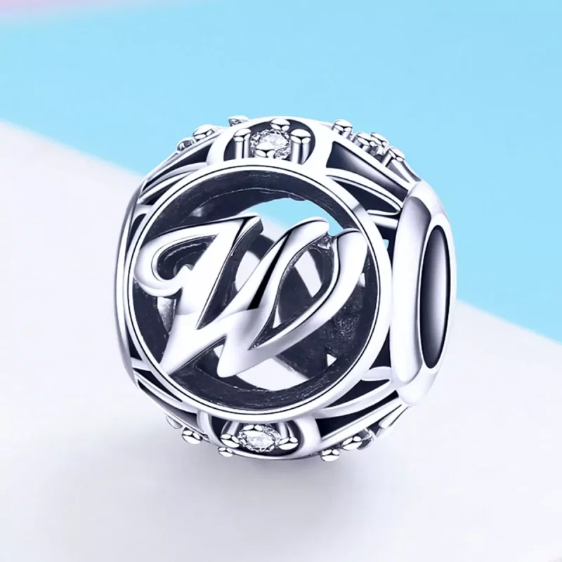 (afbeelding voor) Pandora Style Letter-W Bedel - SCC738-W - Bekijken 2