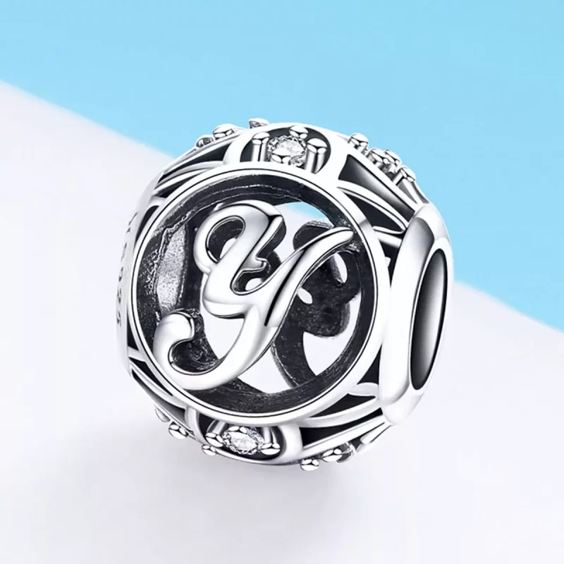 (afbeelding voor) Pandora Style Letter-Y Bedel - SCC738-Y - Bekijken 2