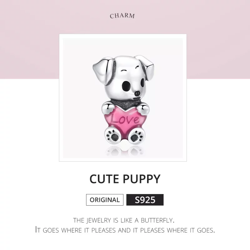 (afbeelding voor) Pandora Style Leuk Puppy Bedel - SCC1677 - Bekijken 6