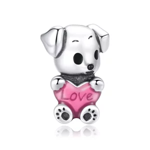 Pandora Style Leuk Puppy Bedel - SCC1677 (afbeelding voor) Pandora Style Leuk Puppy Bedel - SCC1677