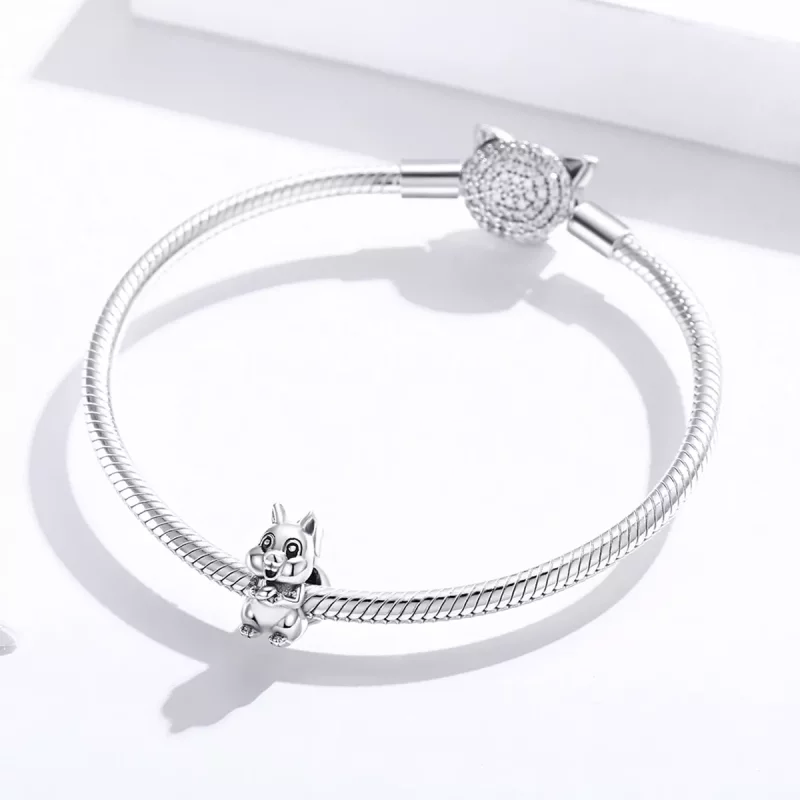 (afbeelding voor) Pandora Style Leuke Eekhoorn Bedel - BSC338 - Bekijken 3
