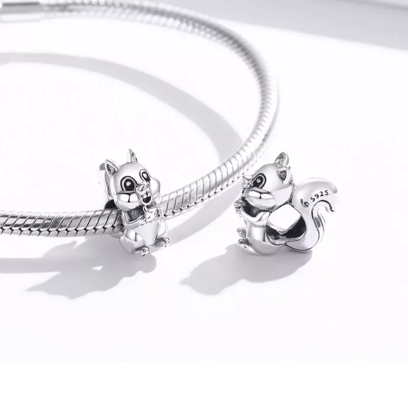 (afbeelding voor) Pandora Style Leuke Eekhoorn Bedel - BSC338 - Bekijken 4