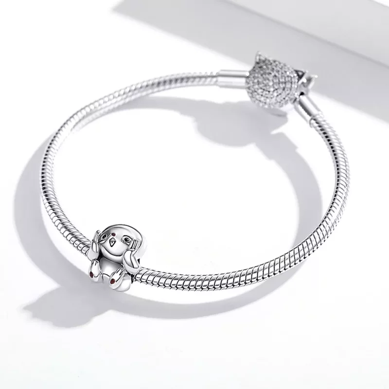 (afbeelding voor) Pandora Style Leuke Luiaard Bedel - SCC1698 - Bekijken 3