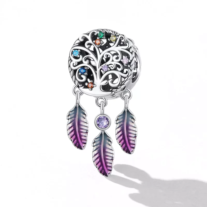 (afbeelding voor) Pandora Style Levensboom Dream Catcher Bedel - SCC2268 - Bekijken 2
