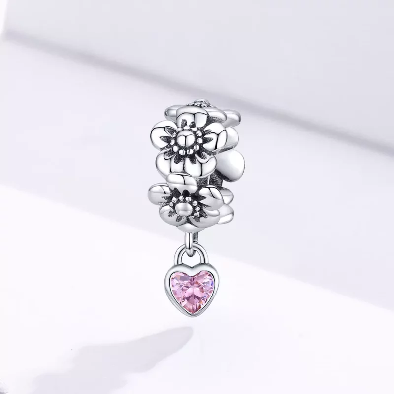 (afbeelding voor) Pandora Style Liefde Bloem Bedel - SCC1485 - Bekijken 2
