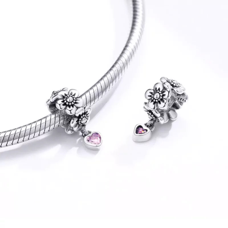 (afbeelding voor) Pandora Style Liefde Bloem Bedel - SCC1485 - Bekijken 4