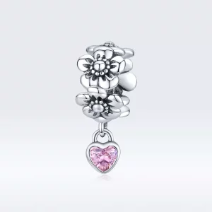 (afbeelding voor) Pandora Style Liefde Bloem Bedel - SCC1485