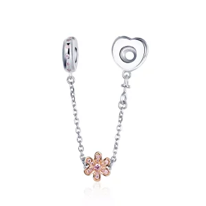 (afbeelding voor) Pandora Style Liefde Bloem Veiligheidsketting - SCC1113
