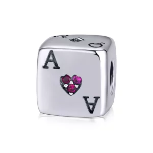 (afbeelding voor) Pandora Style liefde dobbelstenen Bedel - SCC1440