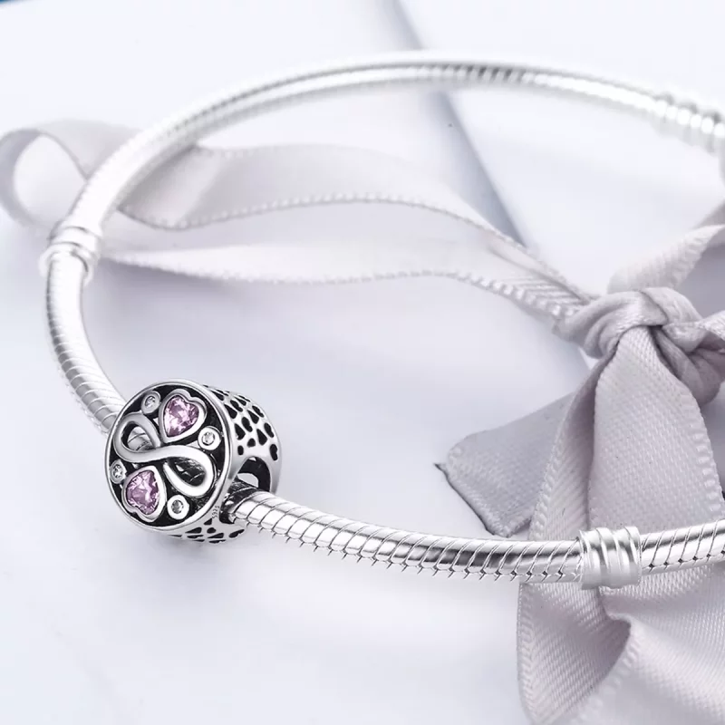 (afbeelding voor) Pandora Style Liefde duurt voort Bedel - SCC240 - Bekijken 4