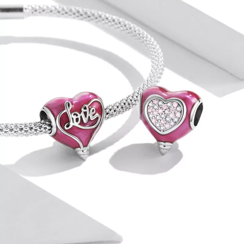 (afbeelding voor) Pandora Style Liefde Lamp Bedel - SCC2122 - Bekijken 4