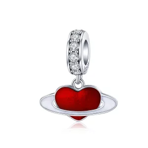 (afbeelding voor) Pandora Style Liefde Planeet Hangende Bedel - SCC1165