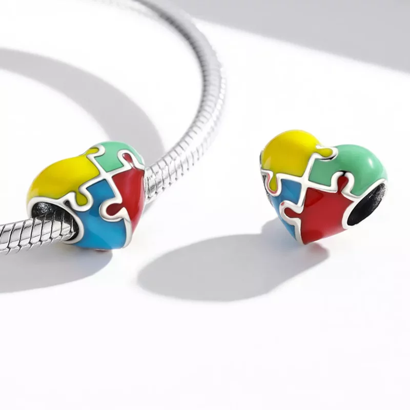 (afbeelding voor) Pandora Style Liefde Puzzel Bedel - BSC547 - Bekijken 4