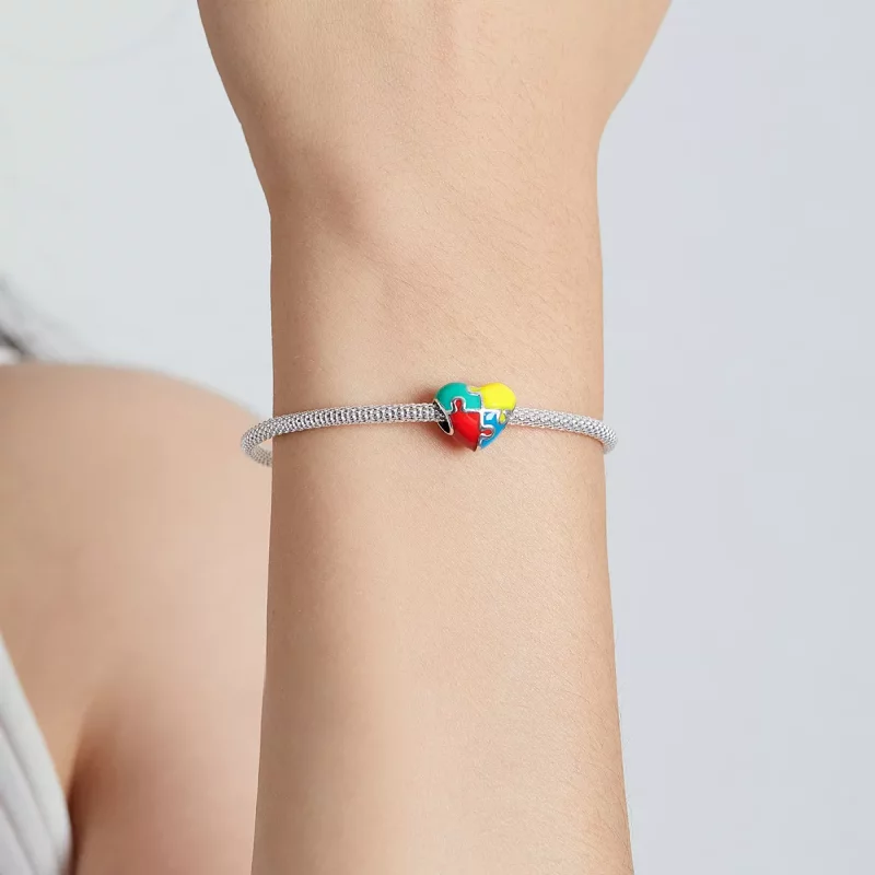 (afbeelding voor) Pandora Style Liefde Puzzel Bedel - BSC547 - Bekijken 5