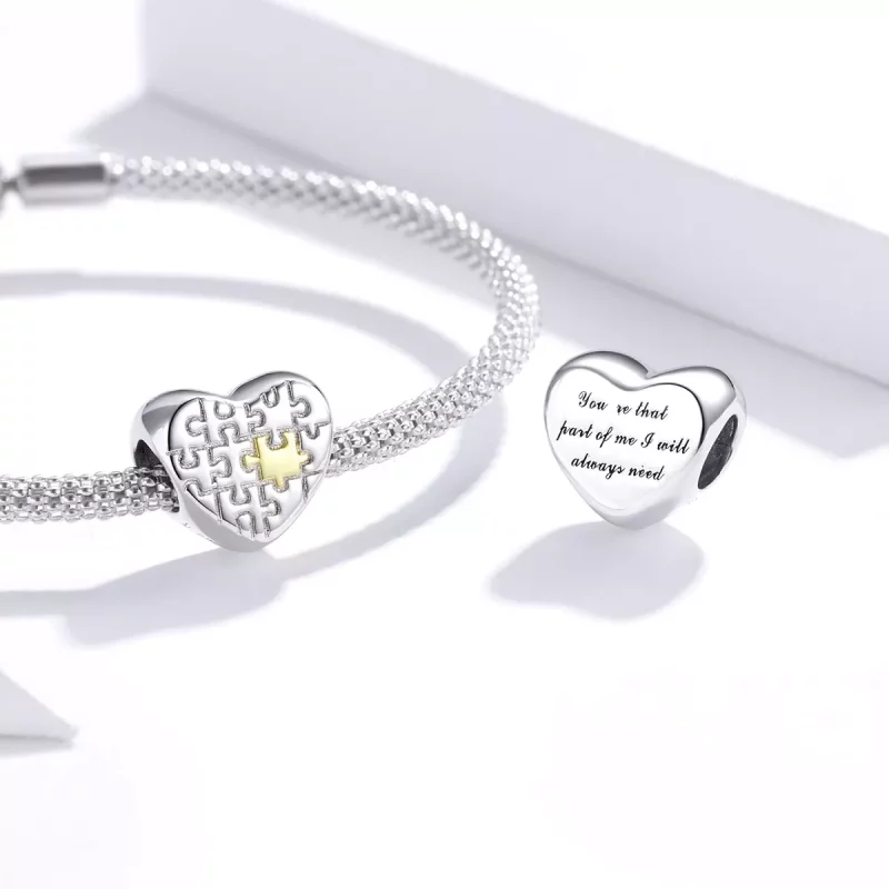 (afbeelding voor) Pandora Style Liefde Puzzels Bedel - SCC1673 - Bekijken 4