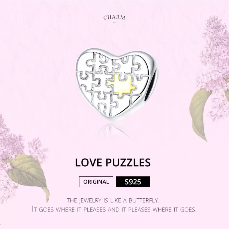 (afbeelding voor) Pandora Style Liefde Puzzels Bedel - SCC1673 - Bekijken 6
