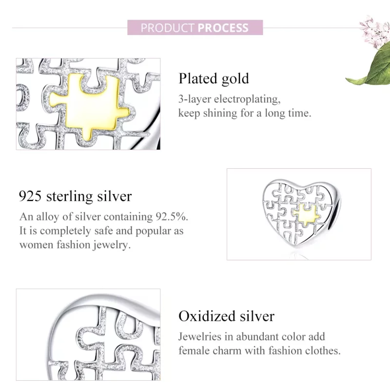 (afbeelding voor) Pandora Style Liefde Puzzels Bedel - SCC1673 - Bekijken 8