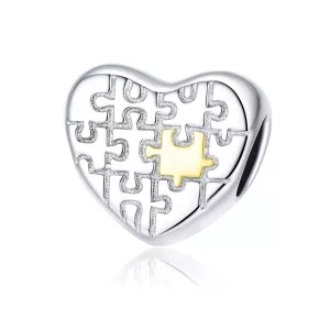 (afbeelding voor) Pandora Style Liefde Puzzels Bedel - SCC1673