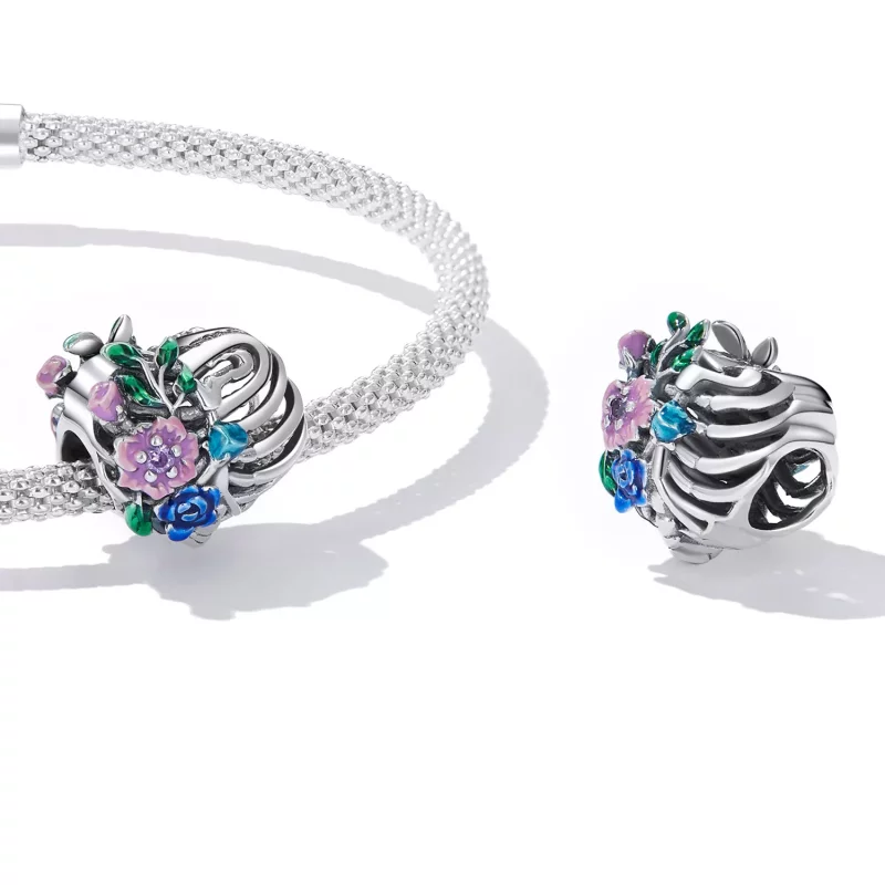 (afbeelding voor) Pandora Style Liefde Rib Bloem Bedel - SCC2239 - Bekijken 4