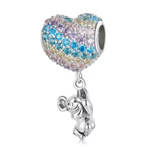 Pandora Style Liefdesballon Koala Bedel - SCC2116 (afbeelding voor) Pandora Style Liefdesballon Koala Bedel - SCC2116