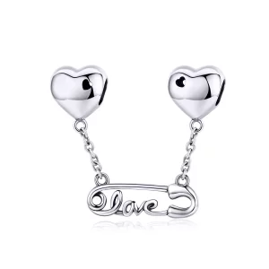 (afbeelding voor) Pandora Style liefdesbriefje Veiligheidsketting - SCC1143