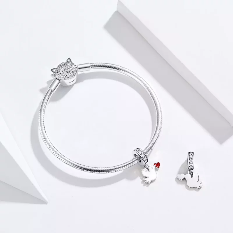 (afbeelding voor) Pandora Style Liefs Daisy Hangende Bedel - SCC1227 - Bekijken 3