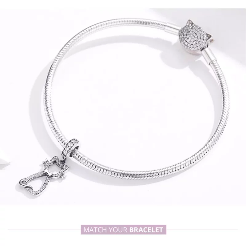 (afbeelding voor) Pandora Style Lieve kat Hangende Bedel - SCC1162 - Bekijken 7