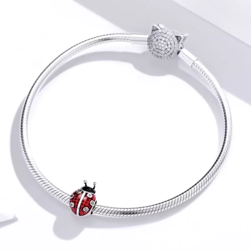 (afbeelding voor) Pandora Style Lieveheersbeestje Bedel - SCC1481 - Bekijken 3