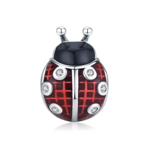 (afbeelding voor) Pandora Style Lieveheersbeestje Bedel - SCC1481