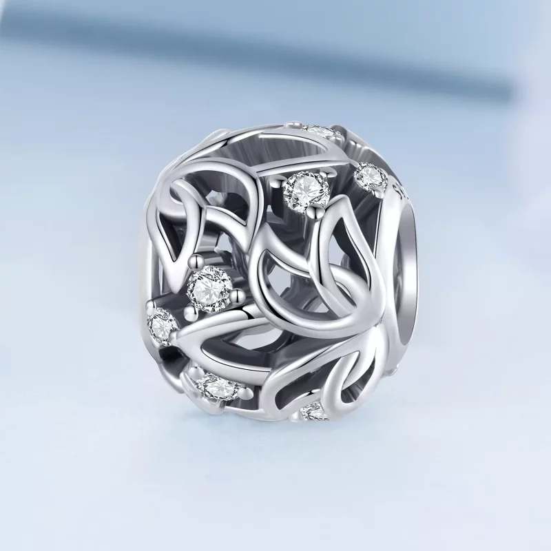 (afbeelding voor) Pandora Style Lotus Bedel - BSC675 - Bekijken 2