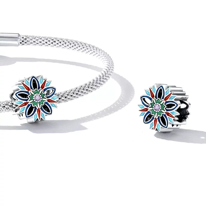 (afbeelding voor) Pandora Style Lotus Bedel - SCC2257 - Bekijken 4